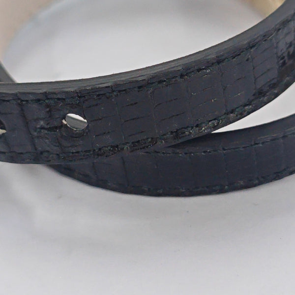 SERPENTI Brass Black Bangle