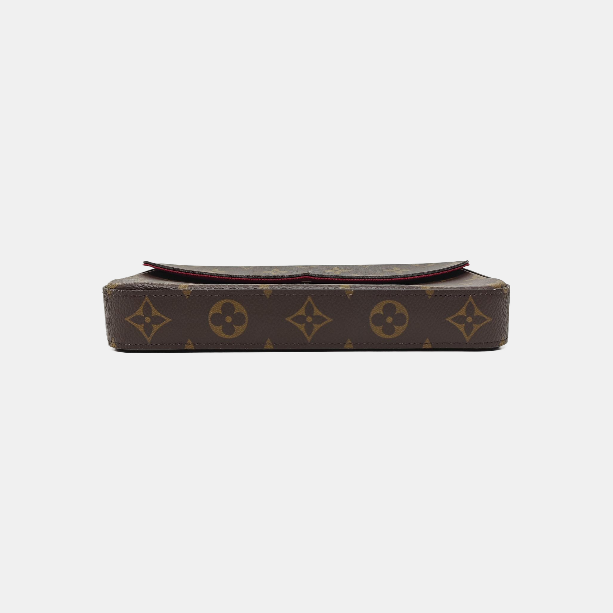 FÉLICIE Monogram Coated Canvas Brown