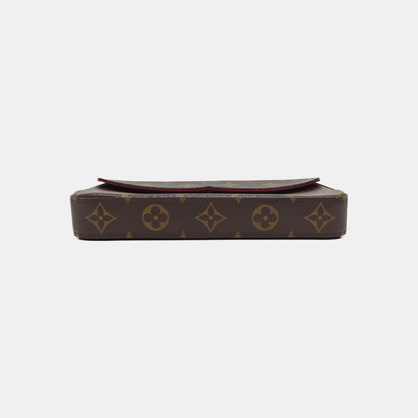FÉLICIE Monogram Coated Canvas Brown