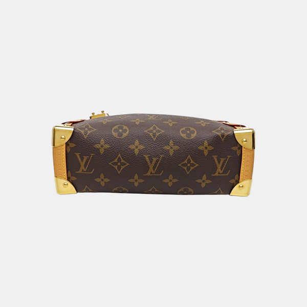 SIDE TRUNK MM Monogram Coated Canvas Brown