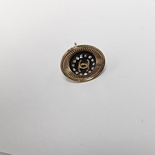 Lab-Grown Diamond Black Stud Earrings