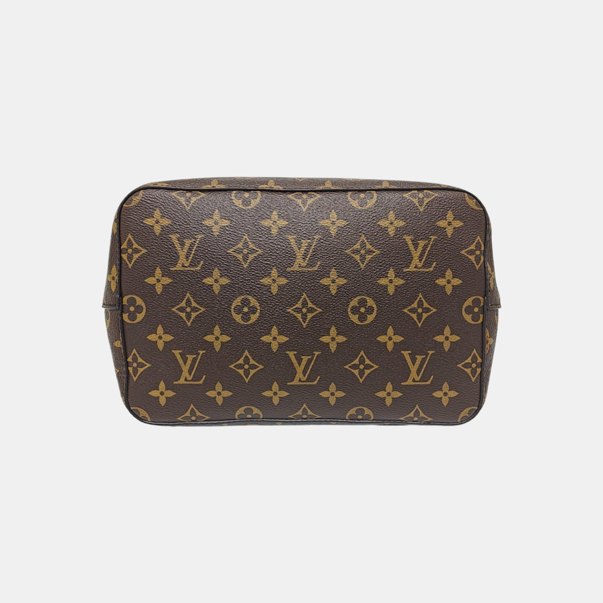 NÉONOÉ MM Monogram Coated Canvas Brown