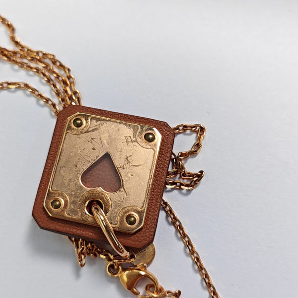 As De Coeur Metal Rose Gold Necklace