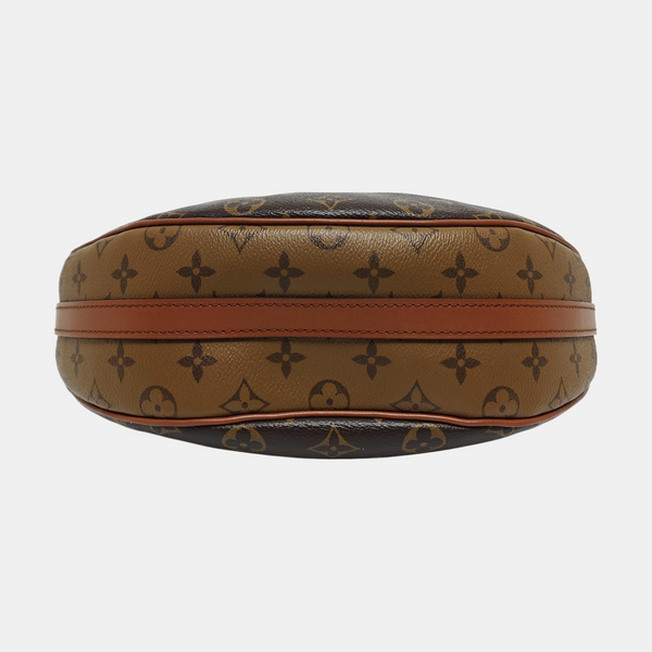 LOOP HOBO Monogram Coated Canvas Brown