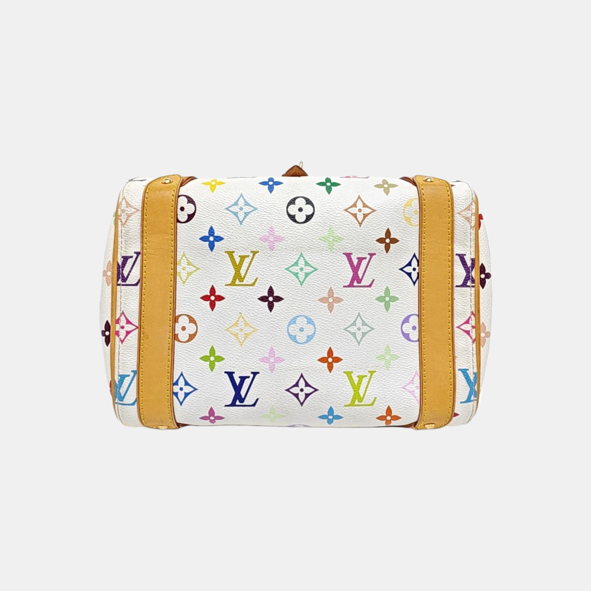 LV × TM PRISCILLA Monogram Coated Canvas White