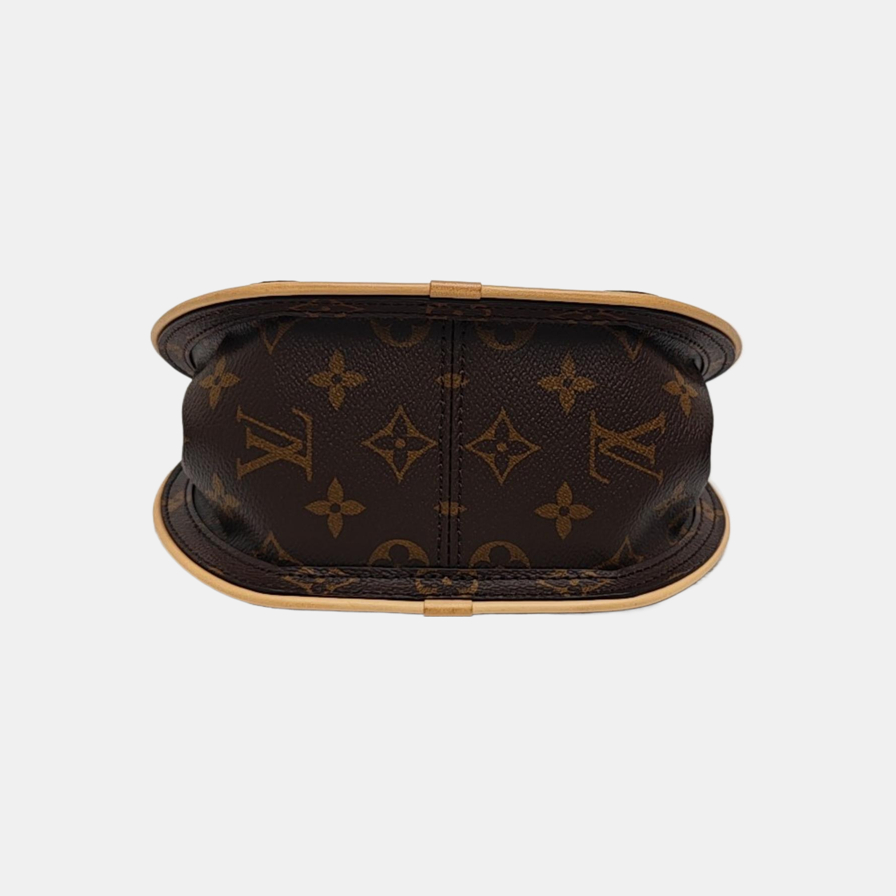 AROUND ME PM Monogram Coated Canvas Brown