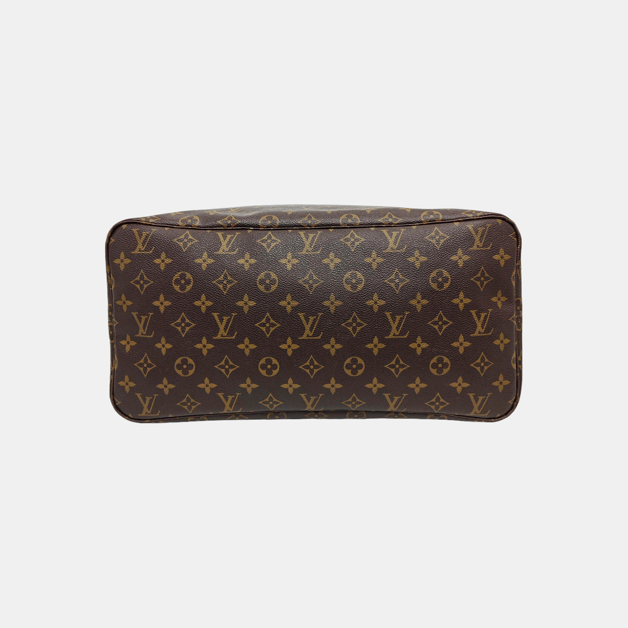 NEVERFULL GM Monogram Coated Canvas Brown