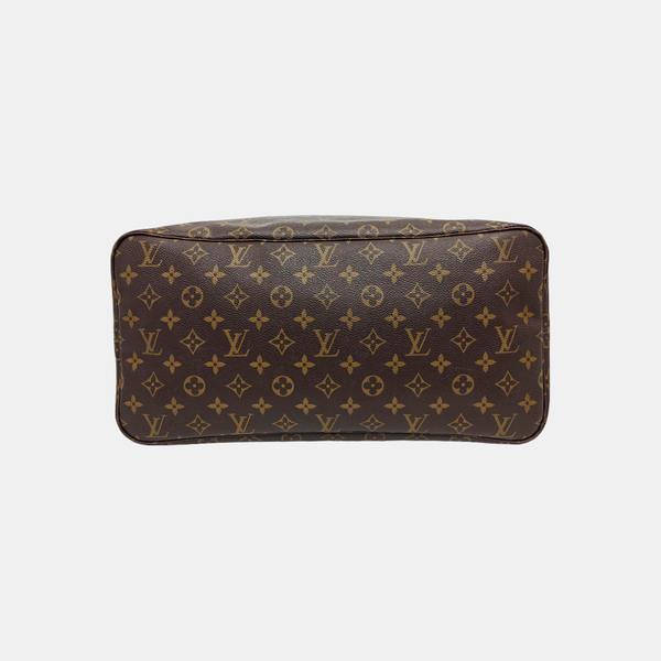 NEVERFULL GM Monogram Coated Canvas Brown