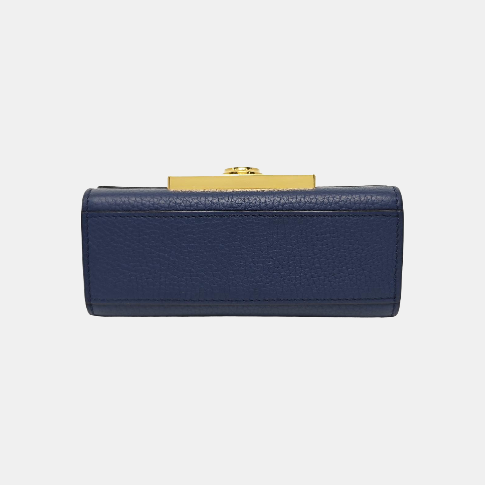 Calfskin Shoulder Bag Mini Blue