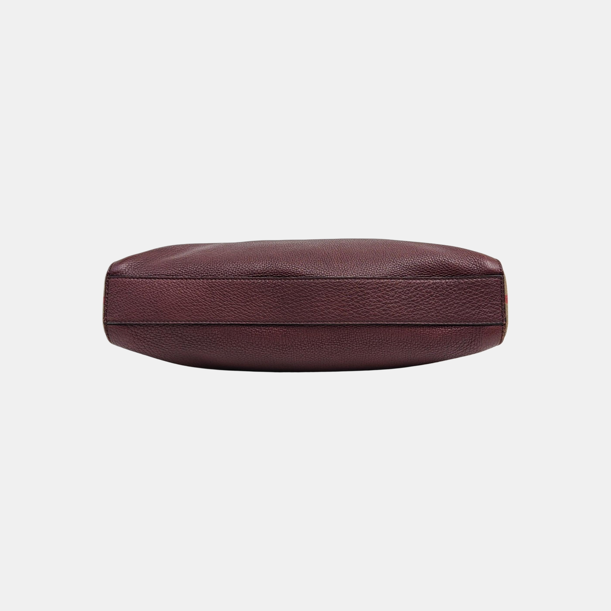 Calfskin Top Handle Bag Purple