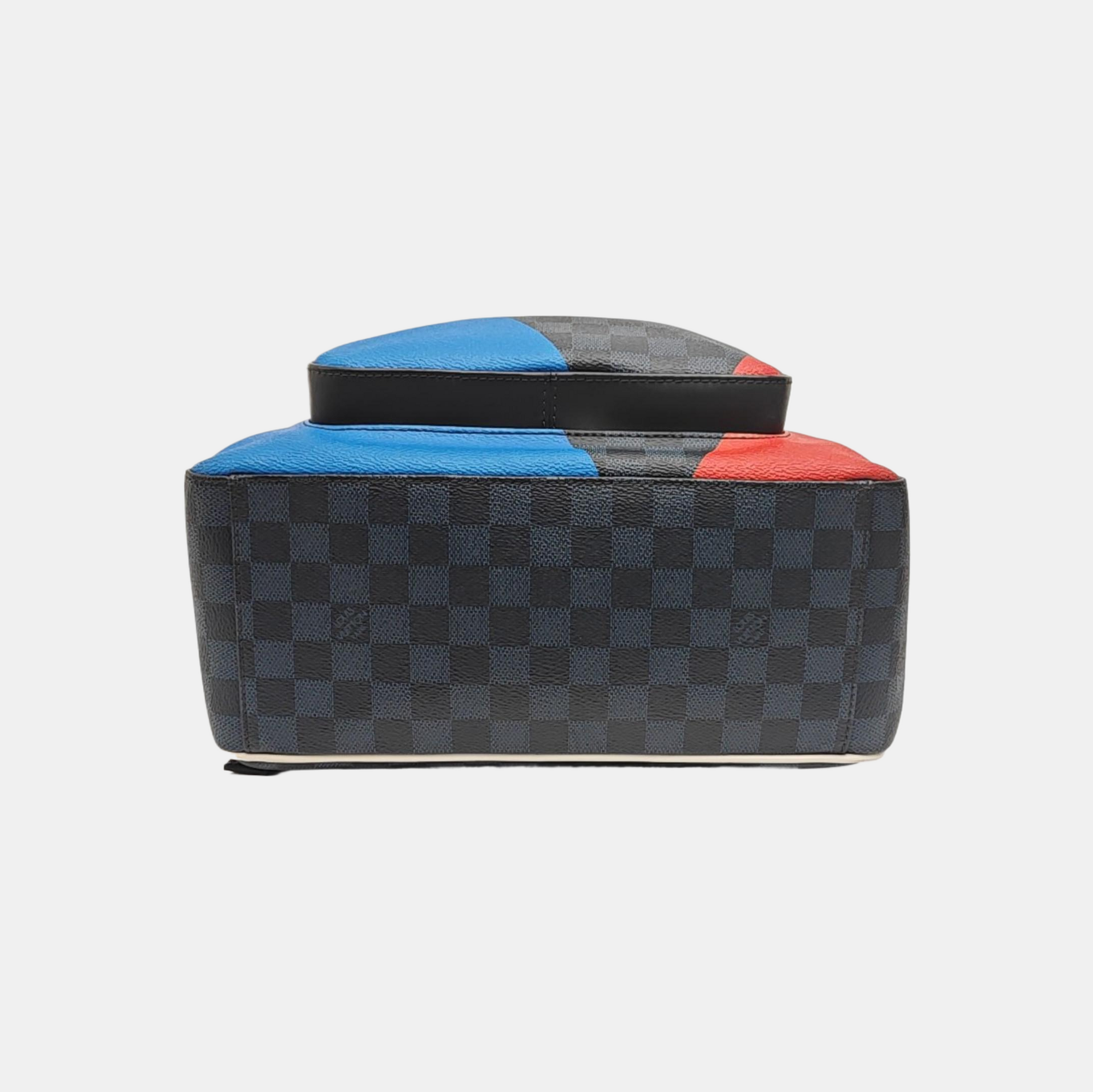 JOSH Damier Graphite Coated Canvas Black