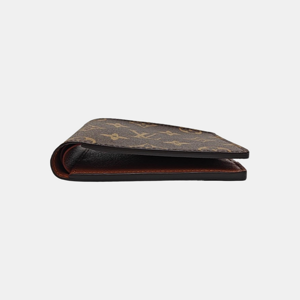 MULTIPLE Monogram Coated Canvas Brown Card Holder