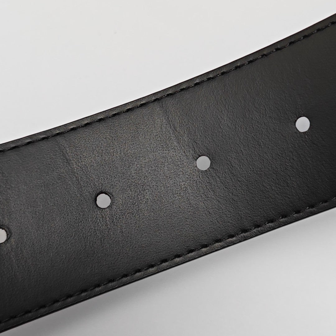 Coated Canvas Belt Black