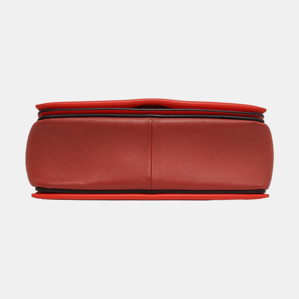 Authenticated pre-owned  FRAME Medium Calfskin Red - Shoulder Bag at Looply