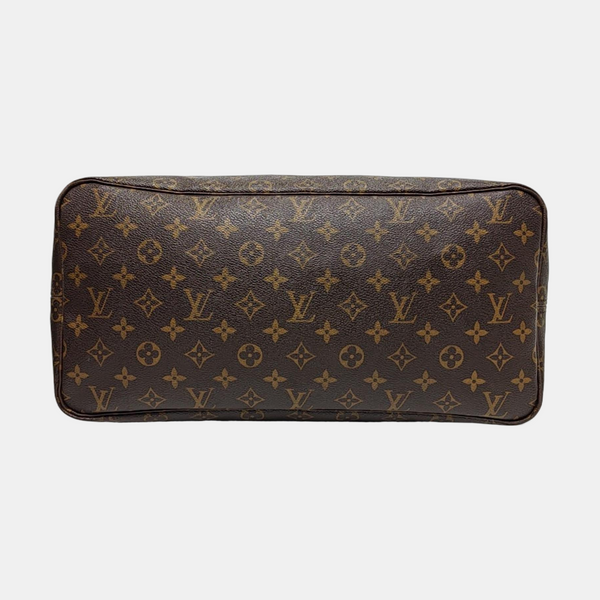 NEVERFULL GM Monogram Coated Canvas Brown