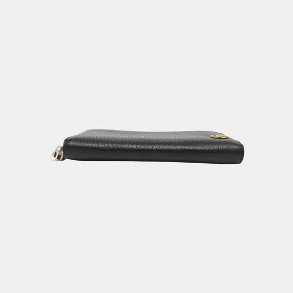 GG Marmont Super Mini Calfskin Black Wallet