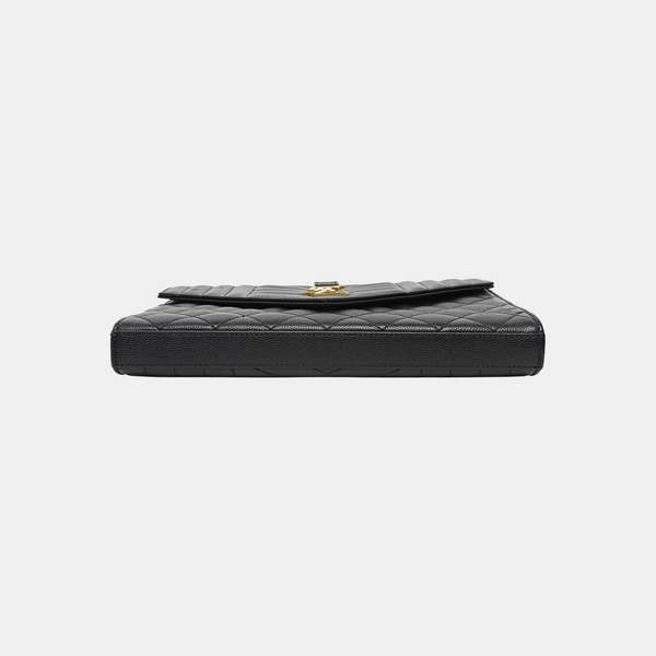 MONOGRAM Medium Chevron Calfskin Black