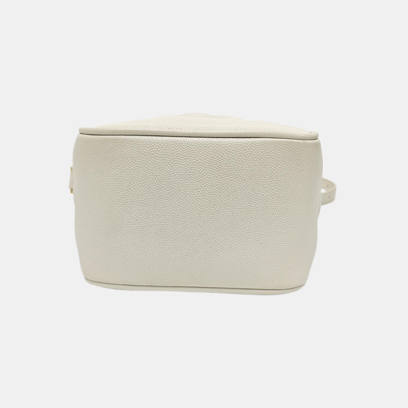 80'S VANITY Quilted Calfskin White