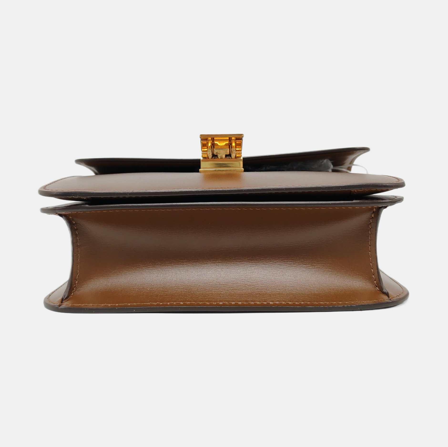 CLASSIC BOX Small Calfskin Brown