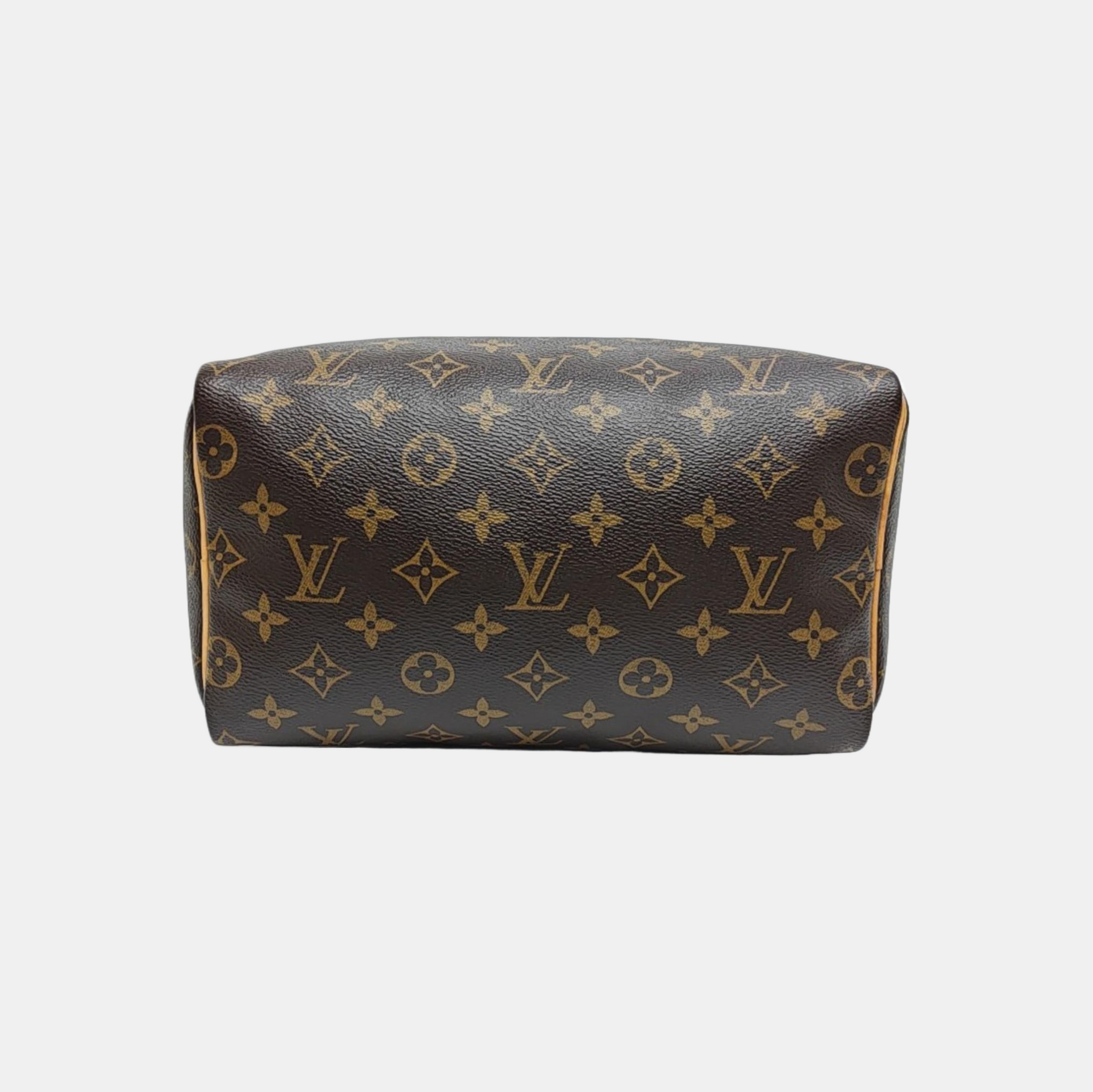 SPEEDY 25 Monogram Coated Canvas Brown