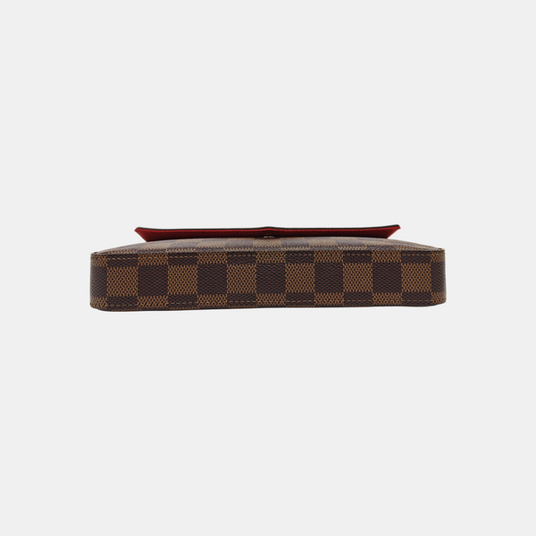FÉLICIE Damier Ebene Coated Canvas Brown