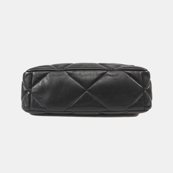 CHANEL 19 Small Quilted Lambskin Black