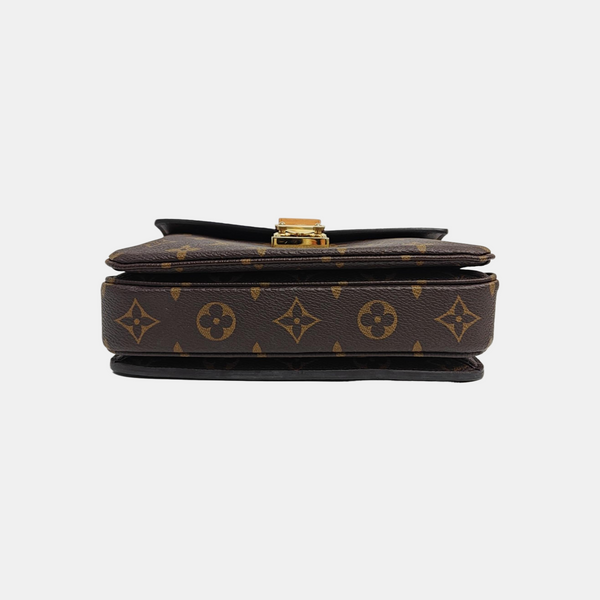 MÉTIS EAST WEST Monogram Coated Canvas Brown