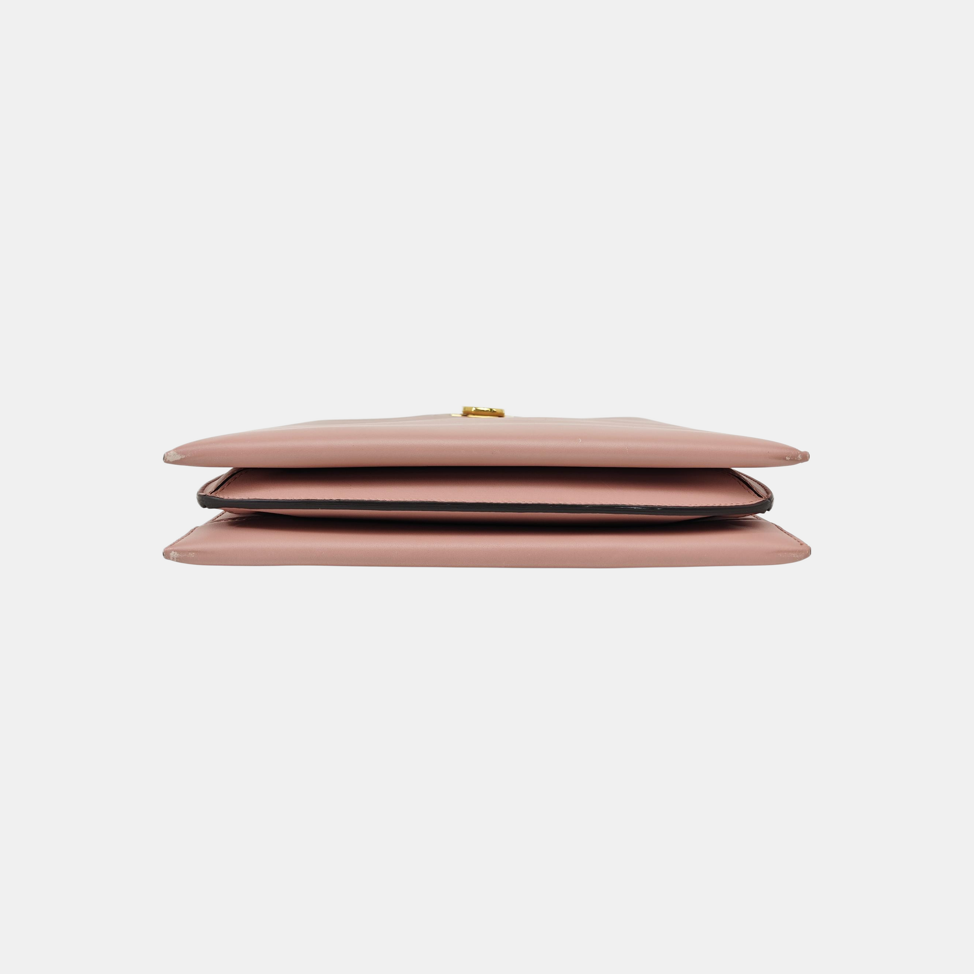 Gancini Leather Pink