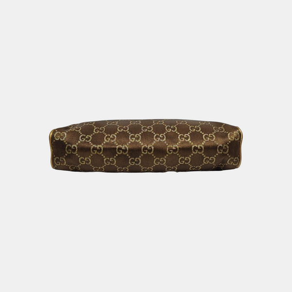 Monogram Canvas Top Handle Bag Brown