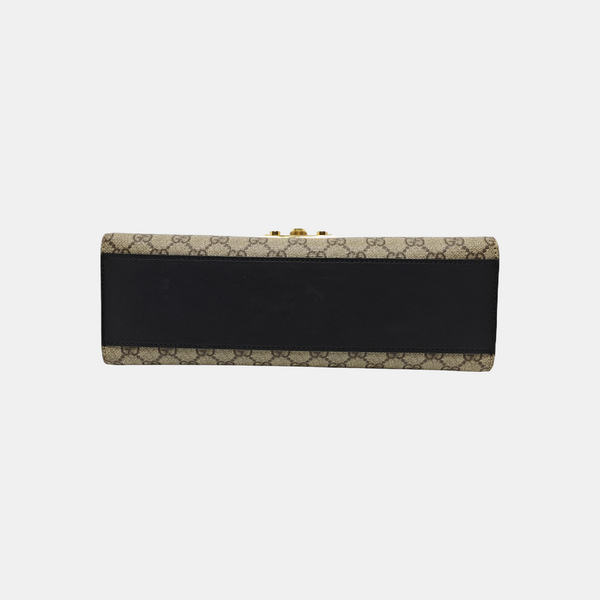 Padlock Medium Monogram Coated Canvas Multicolor
