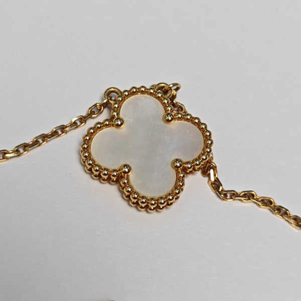 Vintage Alhambra 18k Gold Necklace