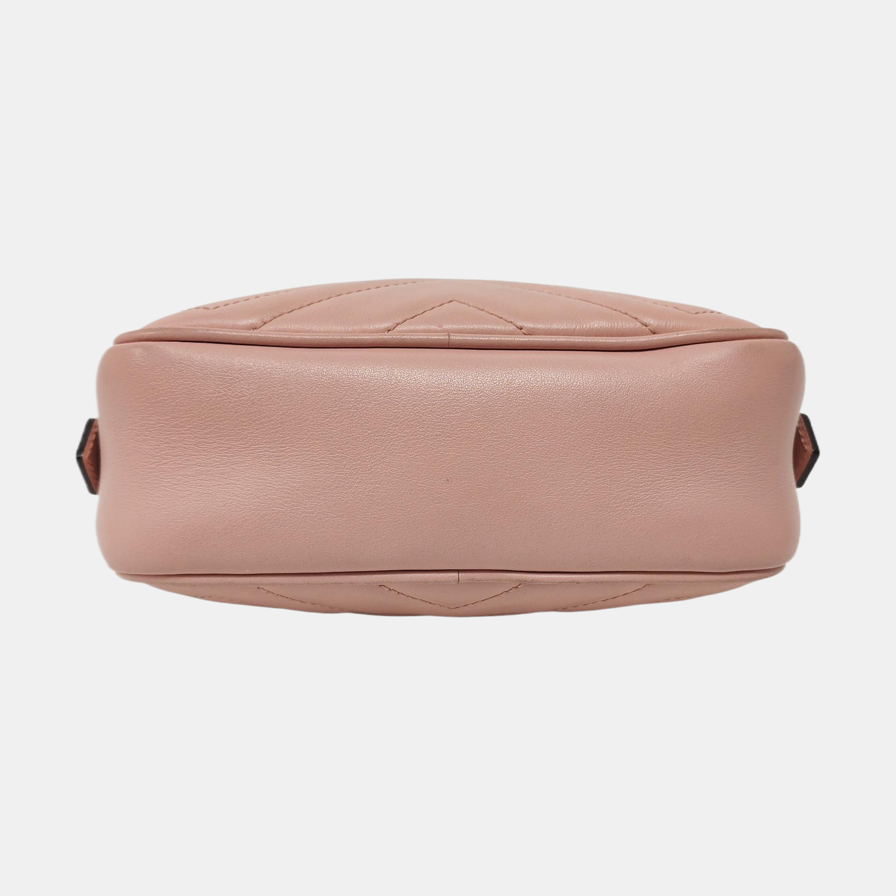 Authenticated pre-owned  GG Marmont Mini Quilted Calfskin Pink - Crossbody Bag at Looply