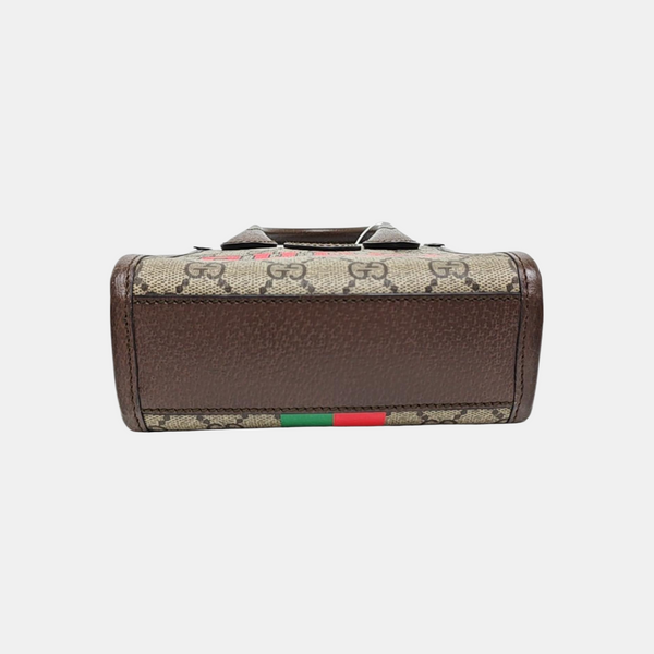 Retro Mini Monogram Coated Canvas Beige