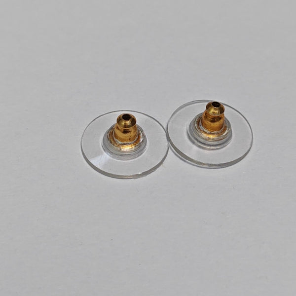 CC Logo Metal Gold Earrings