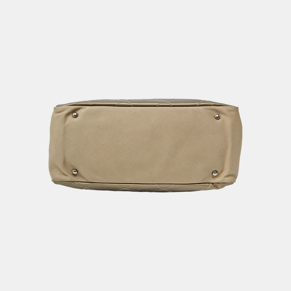 PARIS BIARRITZ Lona Revestida Acolchada Grande Beige