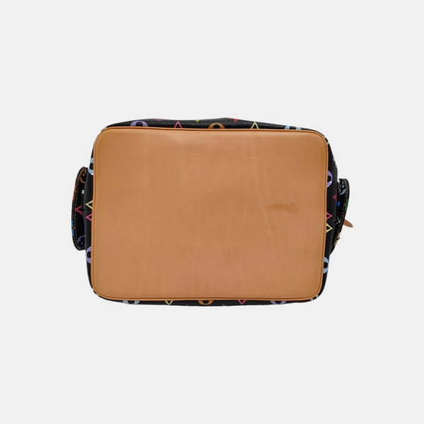 LV × TM NÉONOÉ MM Monogram Coated Canvas Black