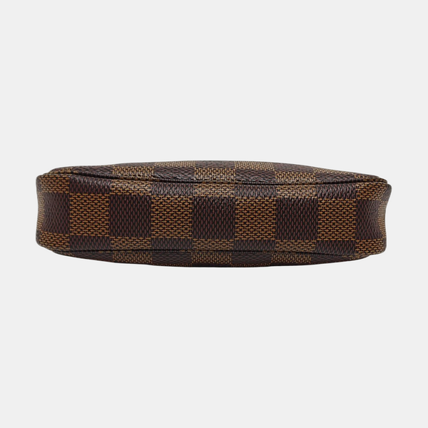 ACCESSOIRES Mini Damier Ebene Coated Canvas Brown