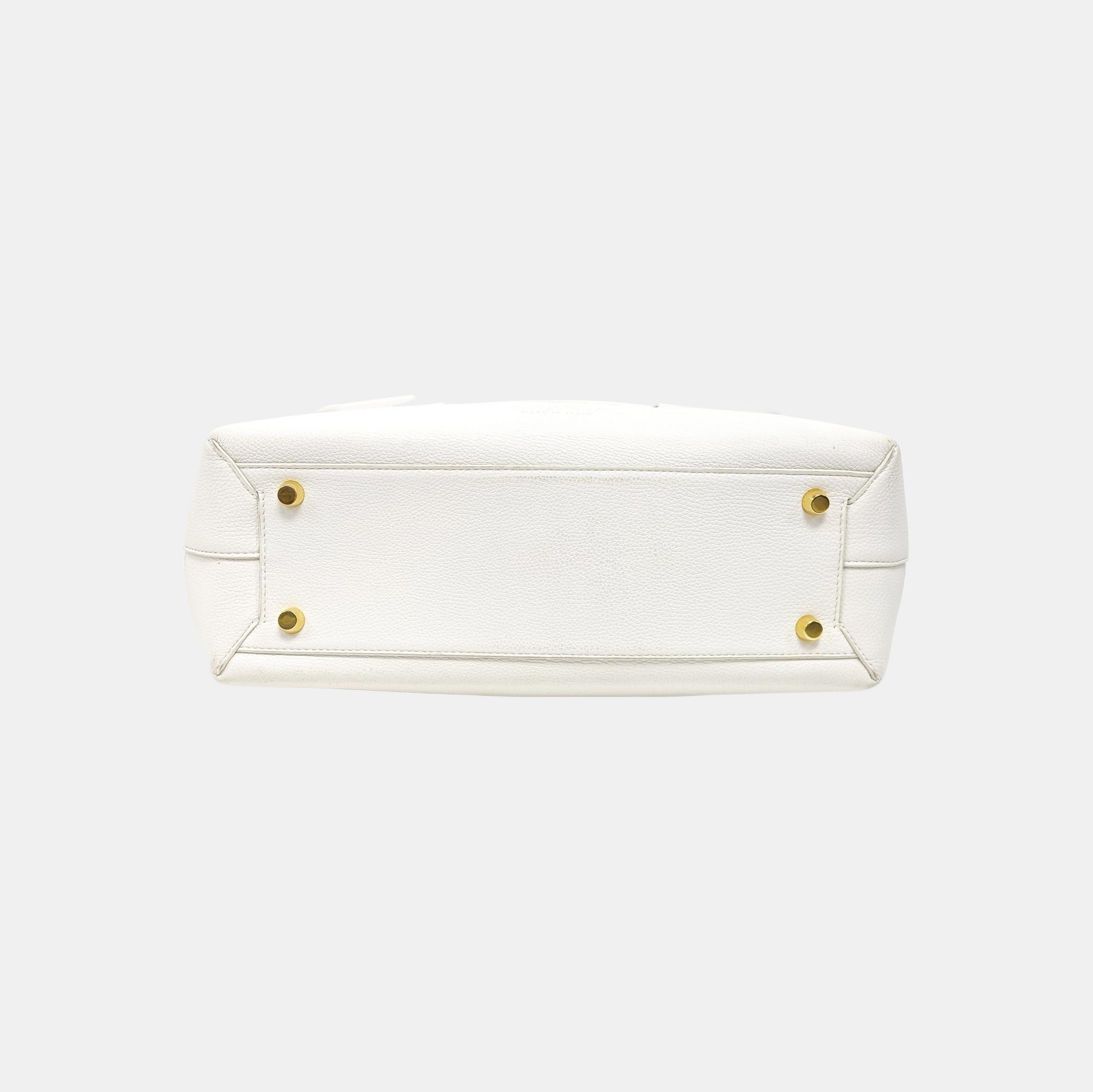 Arco Small Calfskin White
