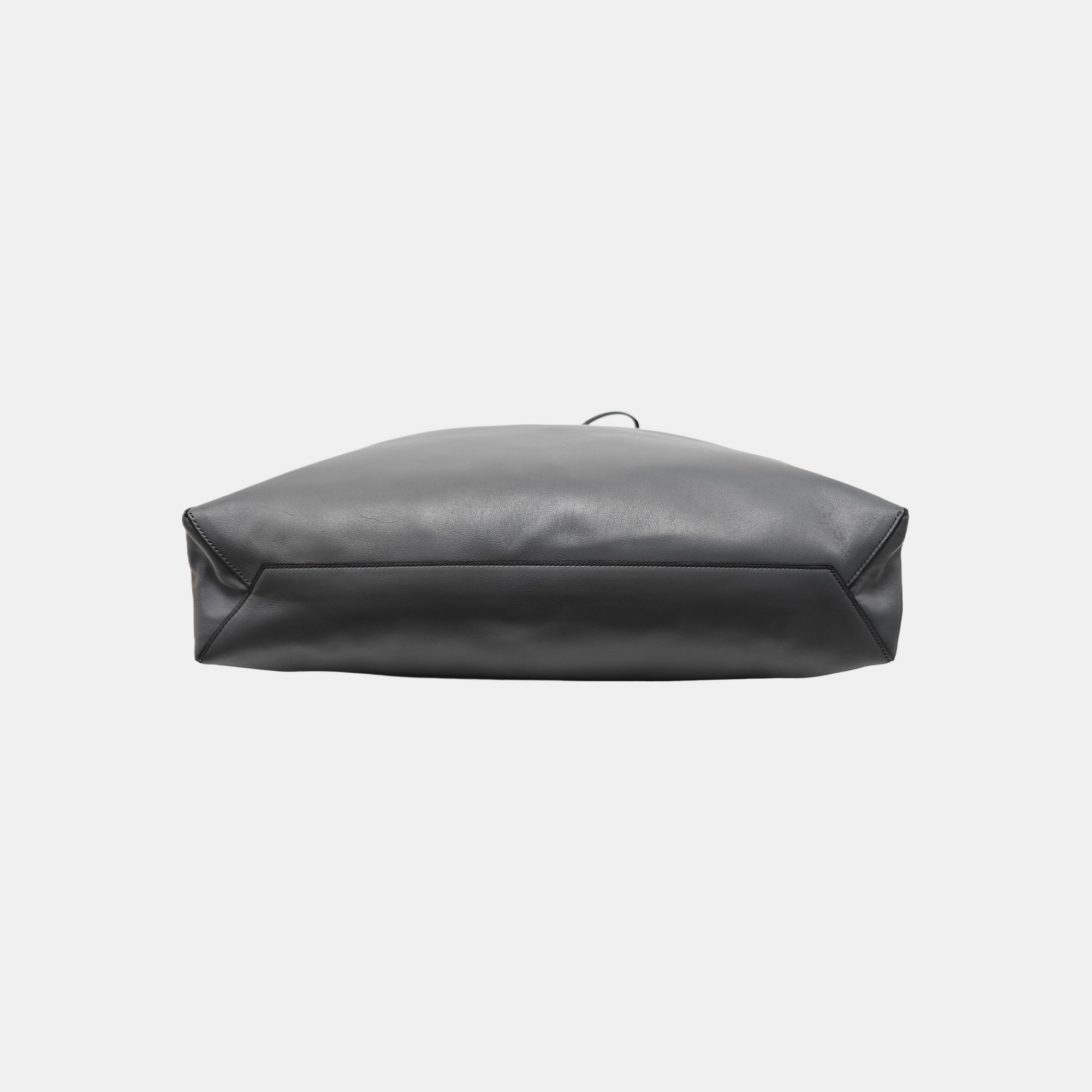 Calfskin Shoulder Bag Gray