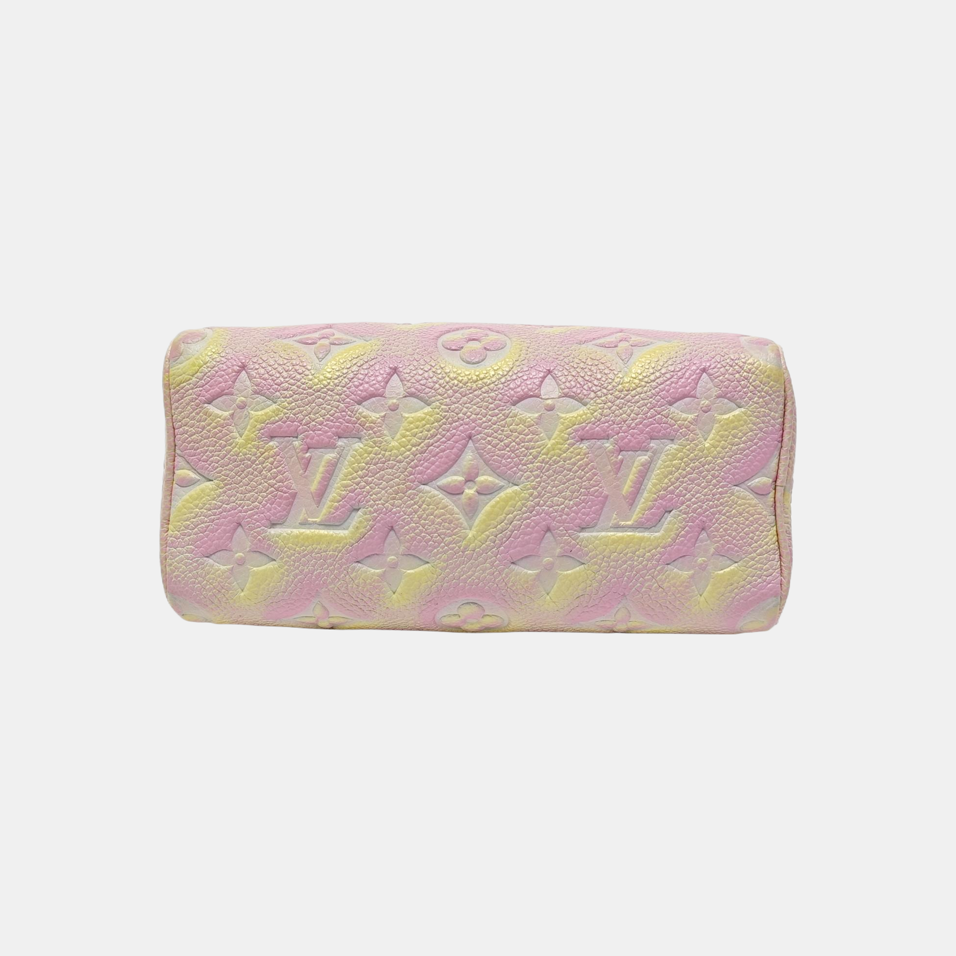 SPEEDY Nano Monogram Calfskin Pink