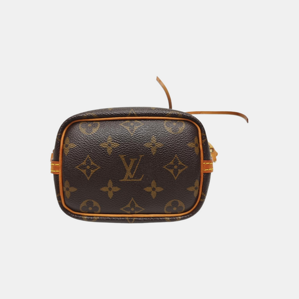 NÉONOÉ Nano Monogram Coated Canvas Brown