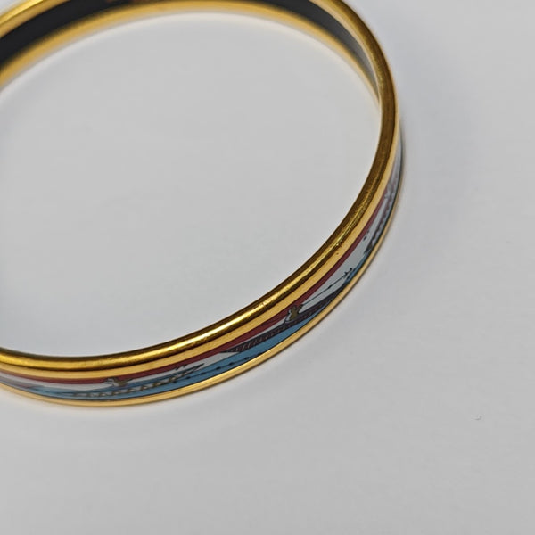 Email Metal Gold Bangle