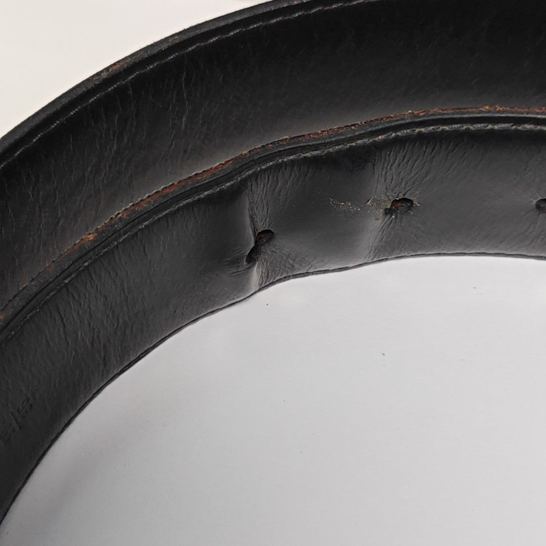 Leather Belt Blue