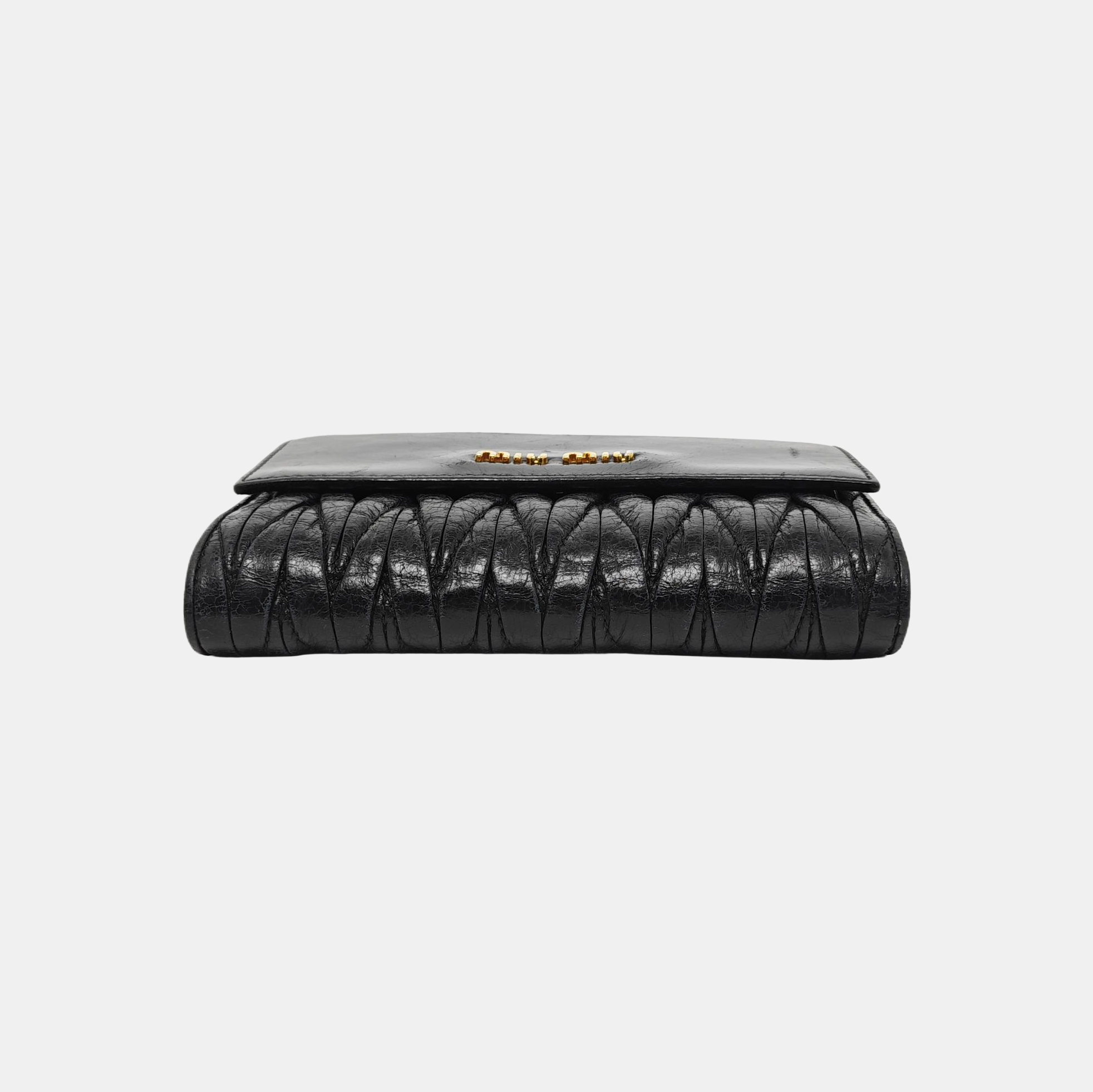 Lambskin Wallet Black