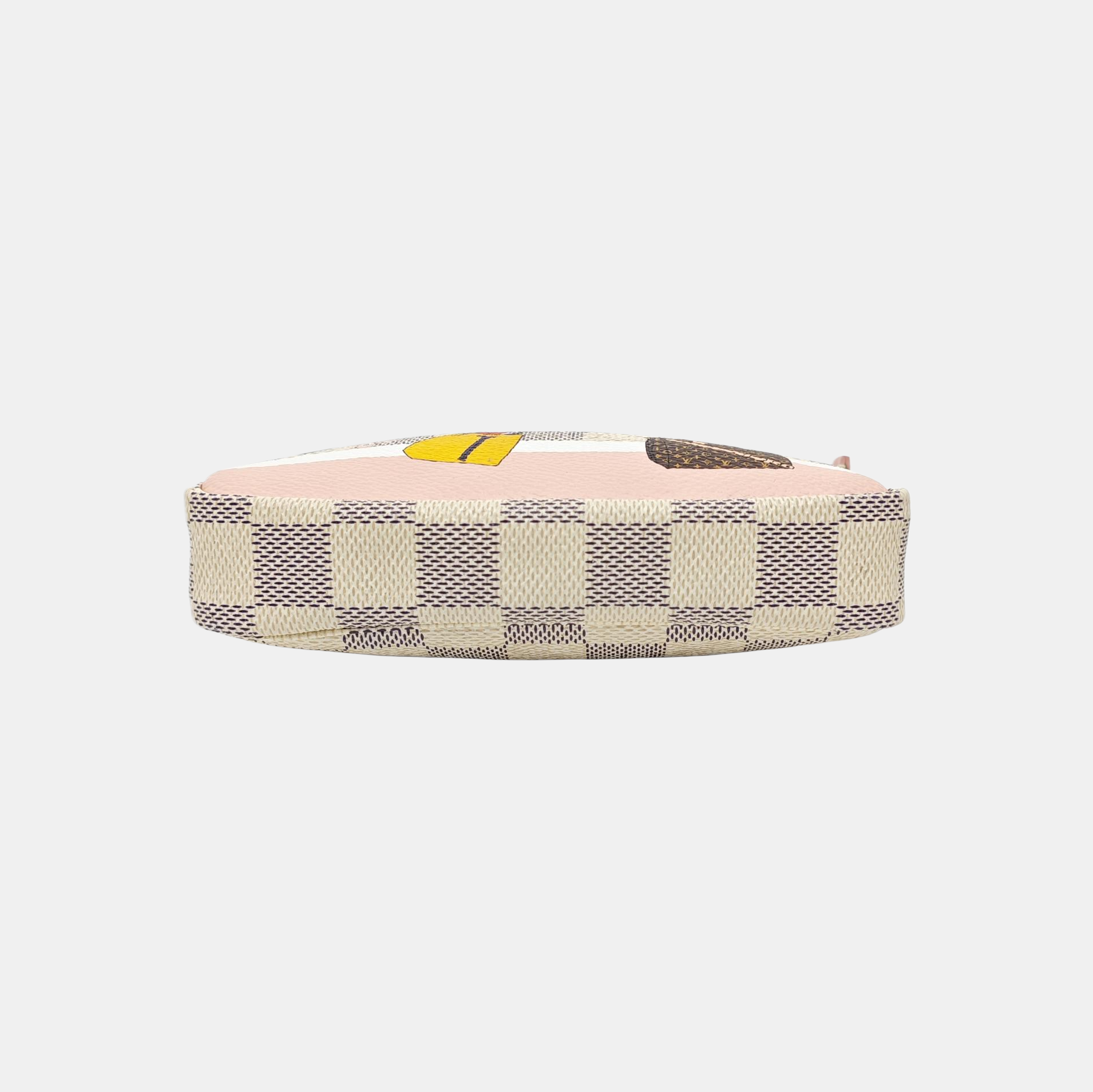 ACCESSOIRES Mini Damier Azur Coated Canvas White