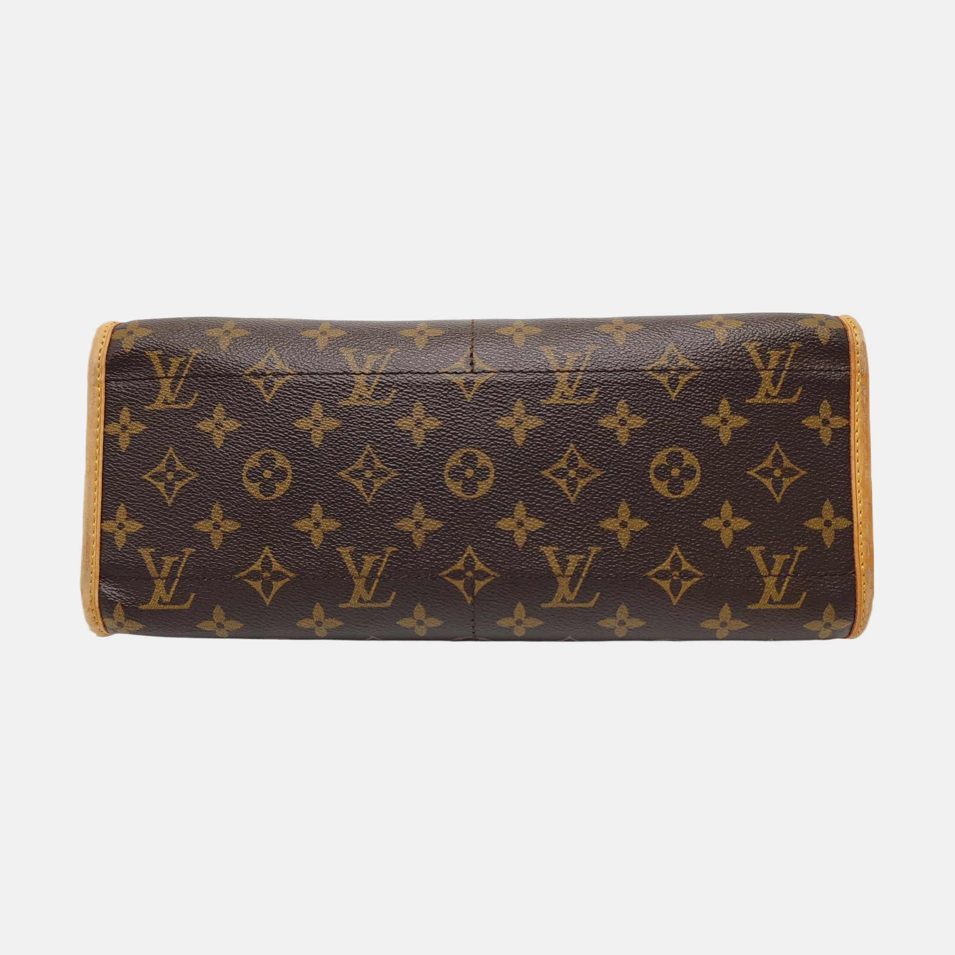 POPINCOURT Monogram Coated Canvas Brown