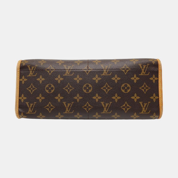 POPINCOURT Monogram Coated Canvas Brown