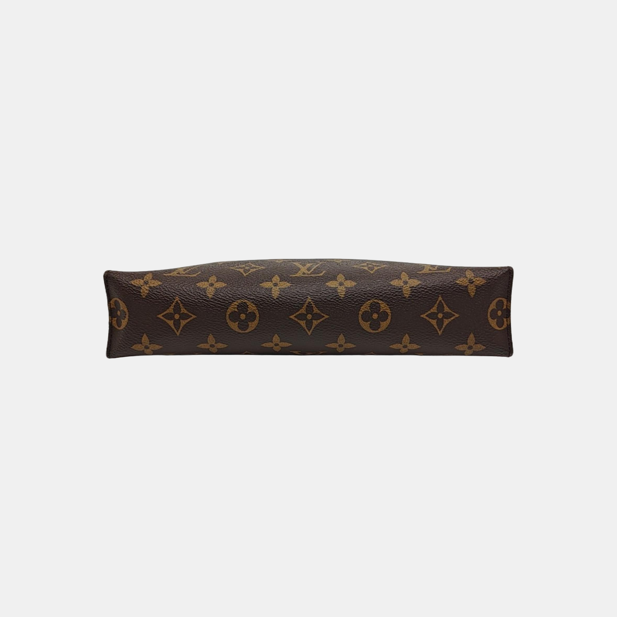 TOILET POCKET 26 Monogram Coated Canvas Brown