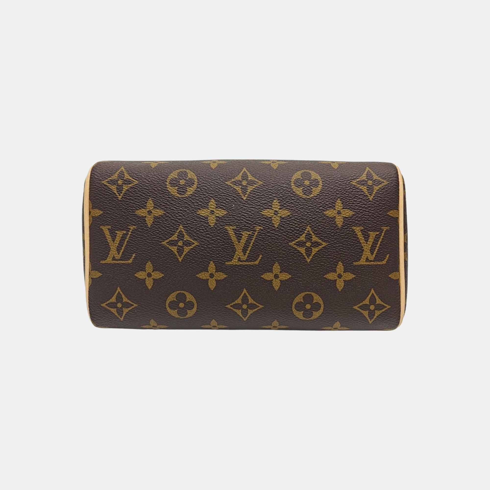 SPEEDY 20 Monogram Coated Canvas Brown