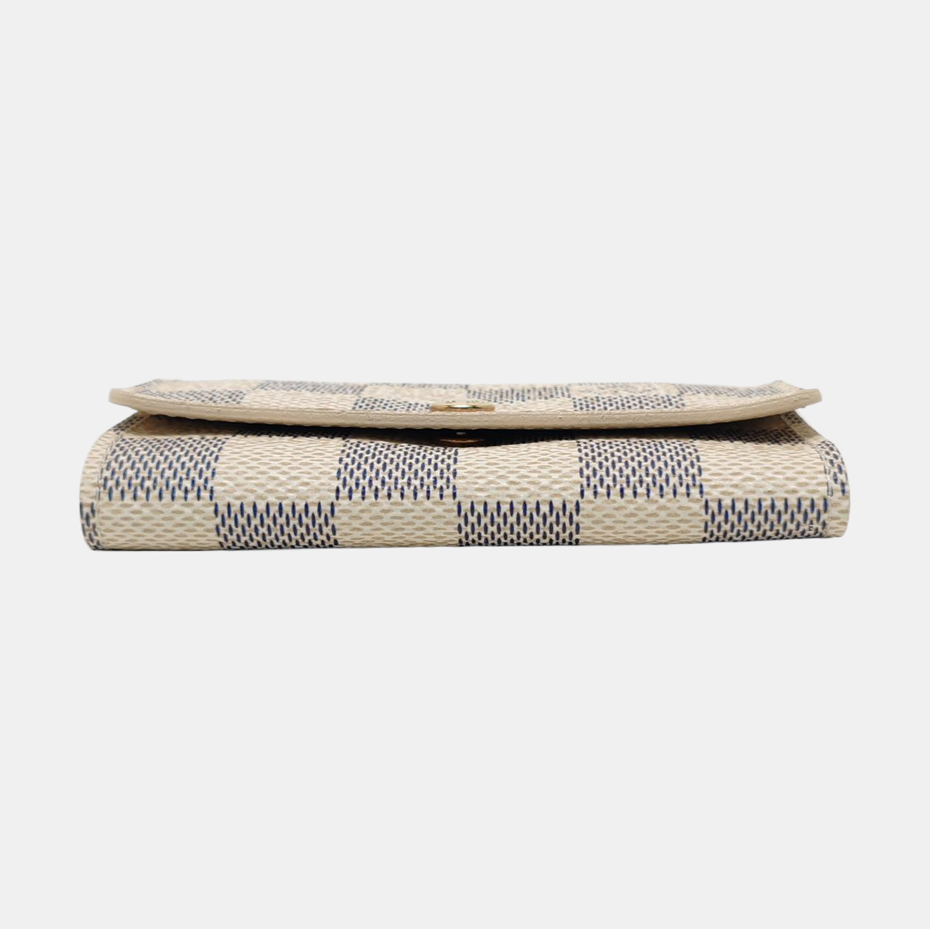 Damier Azur Coated Canvas Key Pouch White